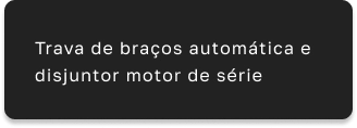 Lubrificacao automatica patenteada para menor desgaste
